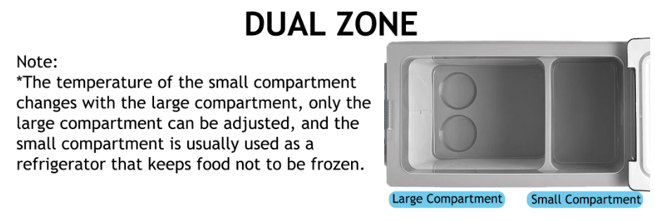 Alpicool CF55 Portable Fridge Refrigerator Car Freezer Car Fridge 12/24/230V