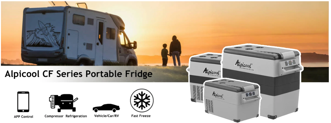 Alpicool CF55 Portable Fridge Refrigerator Car Freezer Car Fridge 12/24/230V