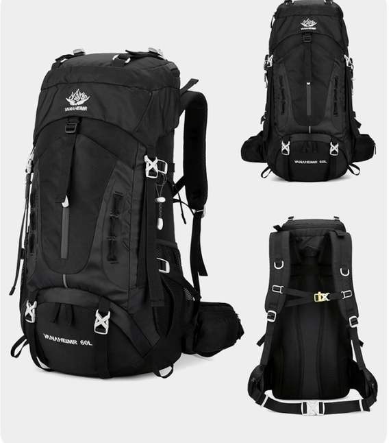 60L Large Capacity Outdoor traveling Backpack
