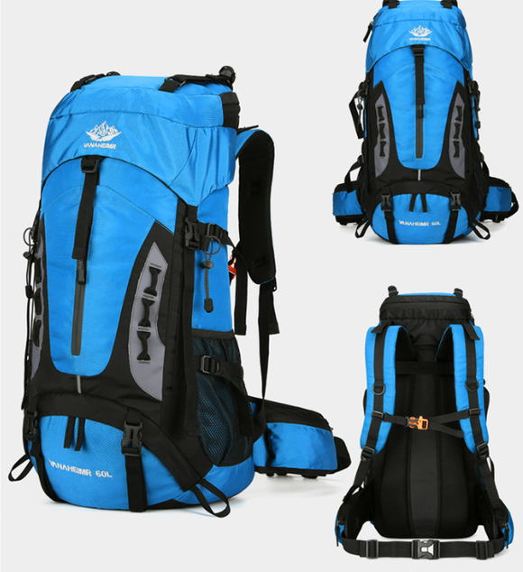 60L Large Capacity Outdoor traveling Backpack