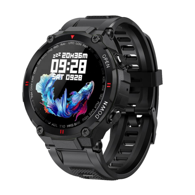 TOXIYA - K22 Mens Military Style Outdoor Smart watch
