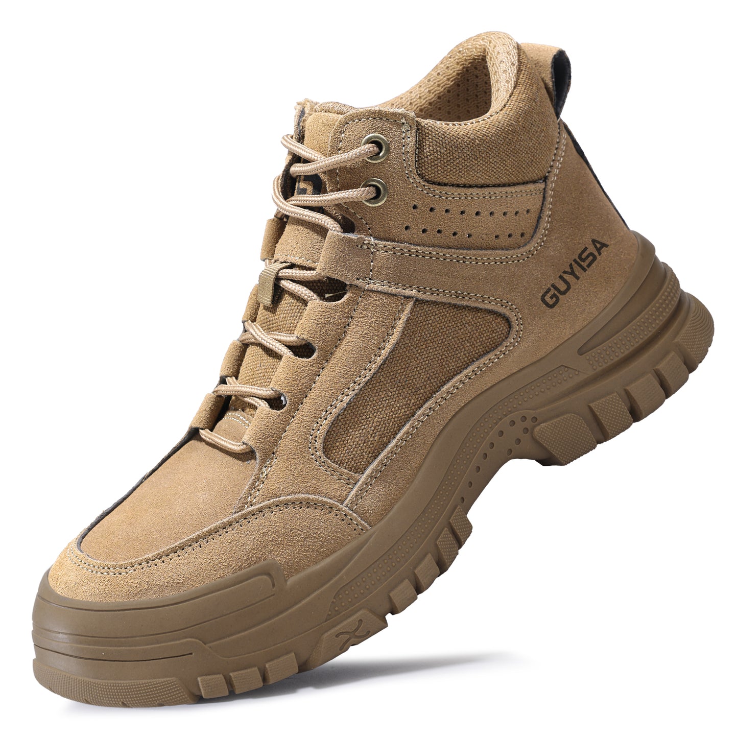 GUYISA Safety Shoes boots Anti-Slip, Anti-Puncture, Durable and Stylish