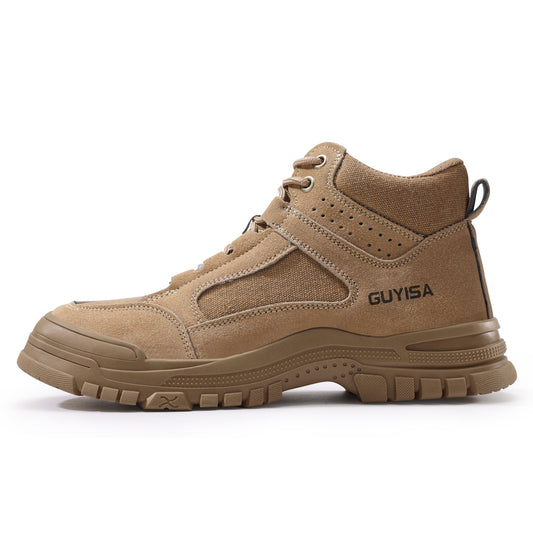 GUYISA Safety Shoes boots Anti-Slip, Anti-Puncture, Durable and Stylish