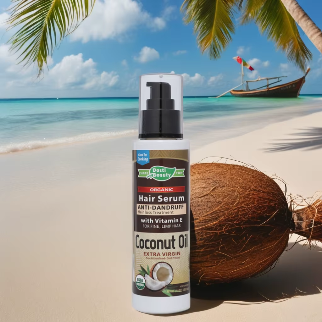 Natural ingredients natural coconut oil anti-dandruff hair vitamin e hair essential oil