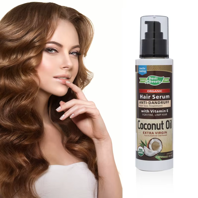 Natural ingredients natural coconut oil anti-dandruff hair vitamin e hair essential oil