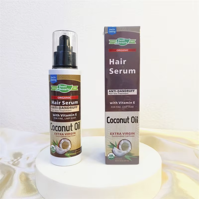 Natural ingredients natural coconut oil anti-dandruff hair vitamin e hair essential oil