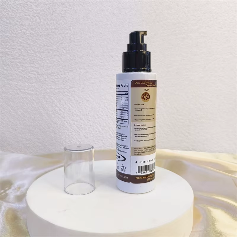 Natural ingredients natural coconut oil anti-dandruff hair vitamin e hair essential oil