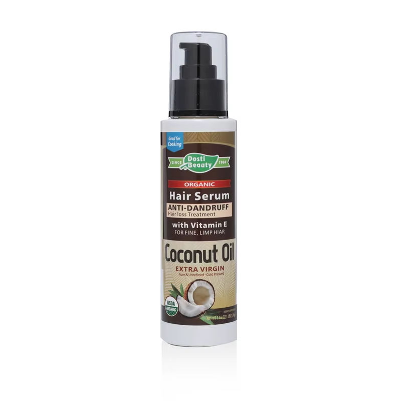 Natural ingredients natural coconut oil anti-dandruff hair vitamin e hair essential oil