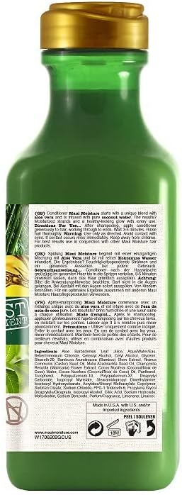 Maui Moisture Thickening & Repairing + Bamboo Strengthening Shampoo and Conditioner Combo | Softens Natural Hair and Renews Weak Hair