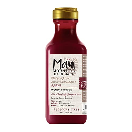 Moisture Intense Anti-Breakage + Moisturizing Agave Conditioner, for Color-Dyed or Chemically Damaged Hair, Vegan Silicone, 385 ml