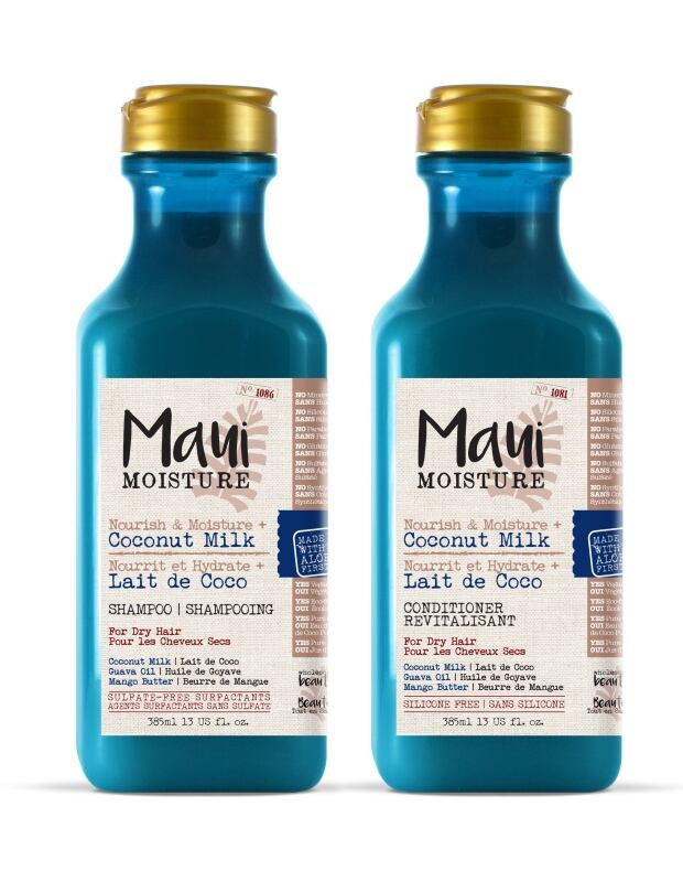 Nourishing Moisturizing Coconut Milk Shampoo + Conditioner Set, 385ml X2