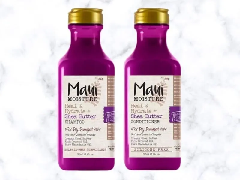 Repair Moisture + Shea Butter Shampoo and Conditioner Set, 385ml X2 bottles