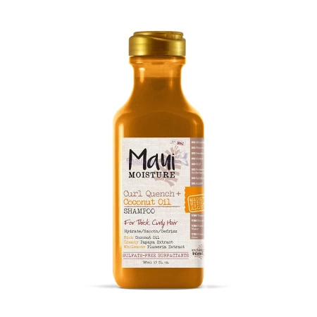 Coconut Oil Shampoo, Sulfate Free, Great for Thick Curly Hair, Defines, Smooths and Fights Frizz, 385ml