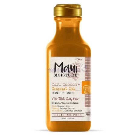 Coconut Oil Shampoo & Conditioner Set, 385ml Each