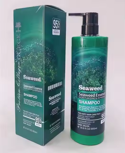 Sulfate-Free Seaweed Repair, Seaweed Moisturizing Repair Shampoo, 900ml