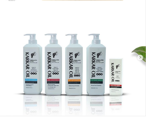 Kaka Shampoo and Treatment Set, stimulates hair growth, lengthening, thickening, and prevents hair loss, 5 bottles