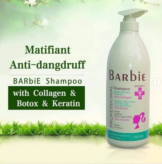 Keratin Shampoo Set, Enriched with Natural Extracts and Collagen, 3 Bottles