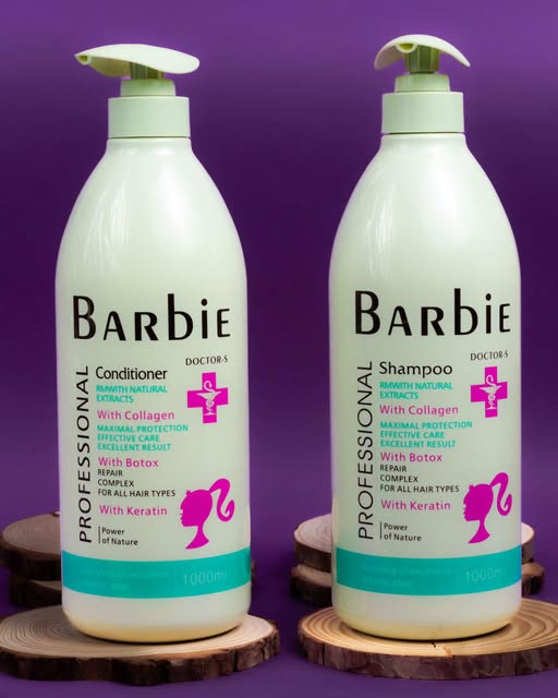 Keratin Shampoo Set, Enriched with Natural Extracts and Collagen, 3 Bottles