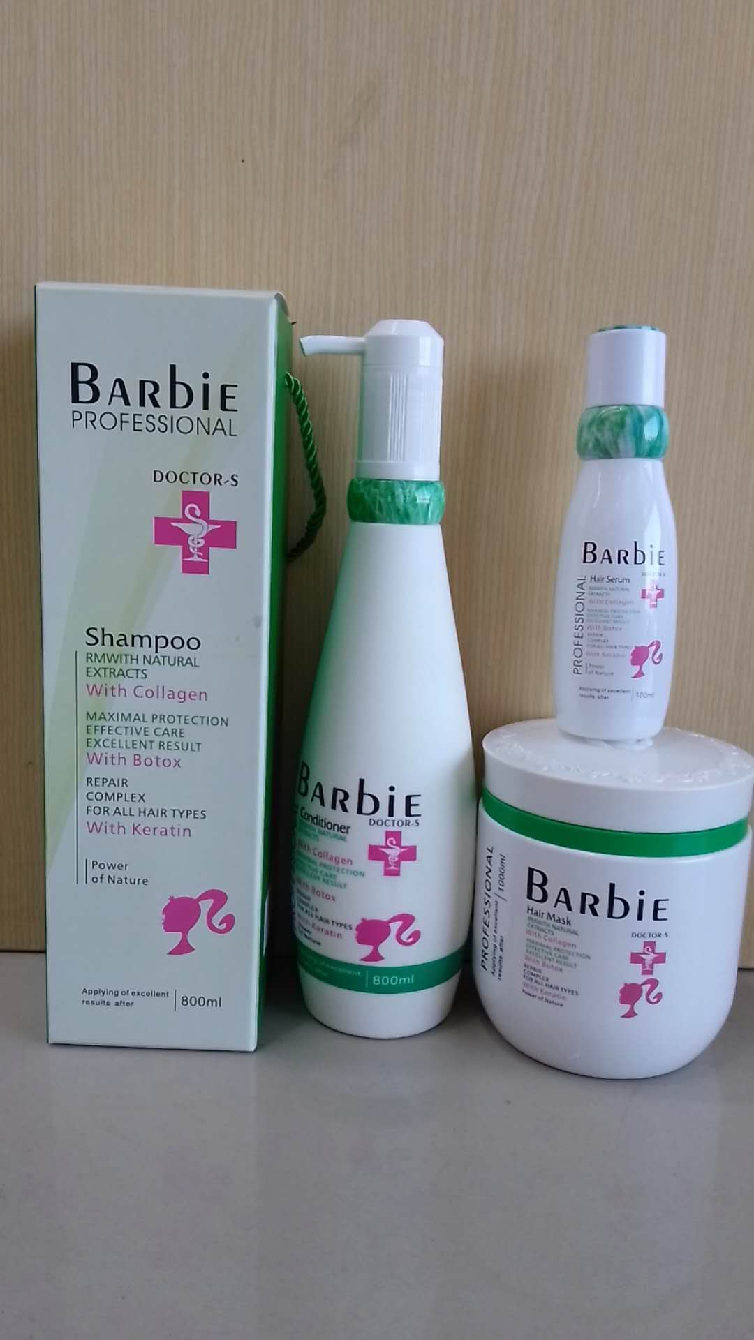 Keratin Intense Hair Growth Treatment Shampoo Set, 4 Bottles