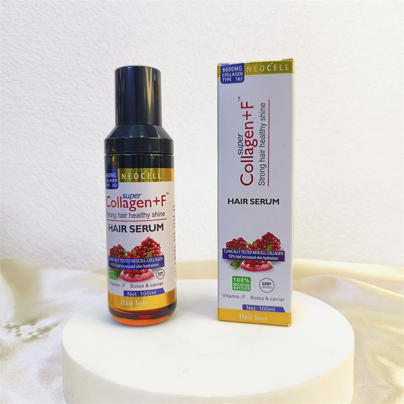 Pomegranate Collagen Kit for Strong, Healthy Hair, 4 Pack