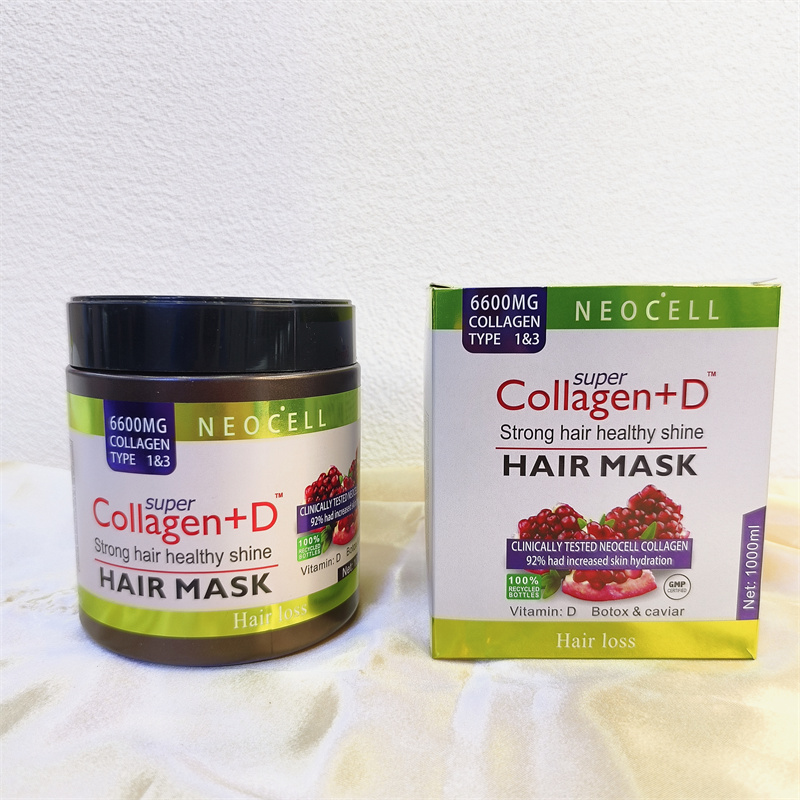 Pomegranate Collagen Kit for Strong, Healthy Hair, 4 Pack