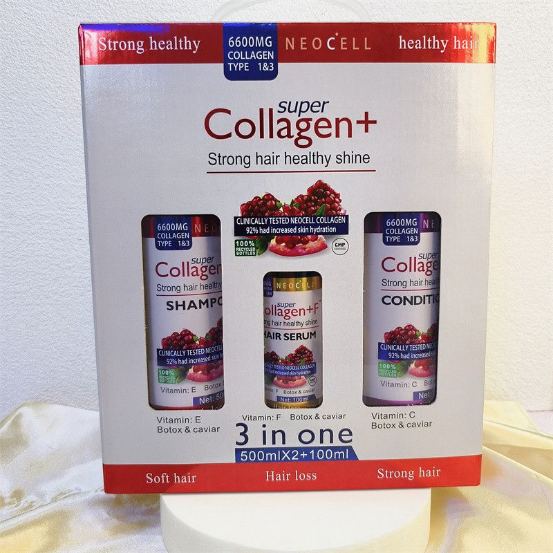 Pomegranate Collagen Kit for Strong, Healthy Hair 3 Pack
