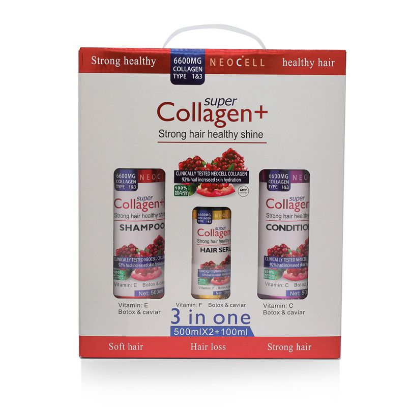 Pomegranate Collagen Kit for Strong, Healthy Hair 3 Pack