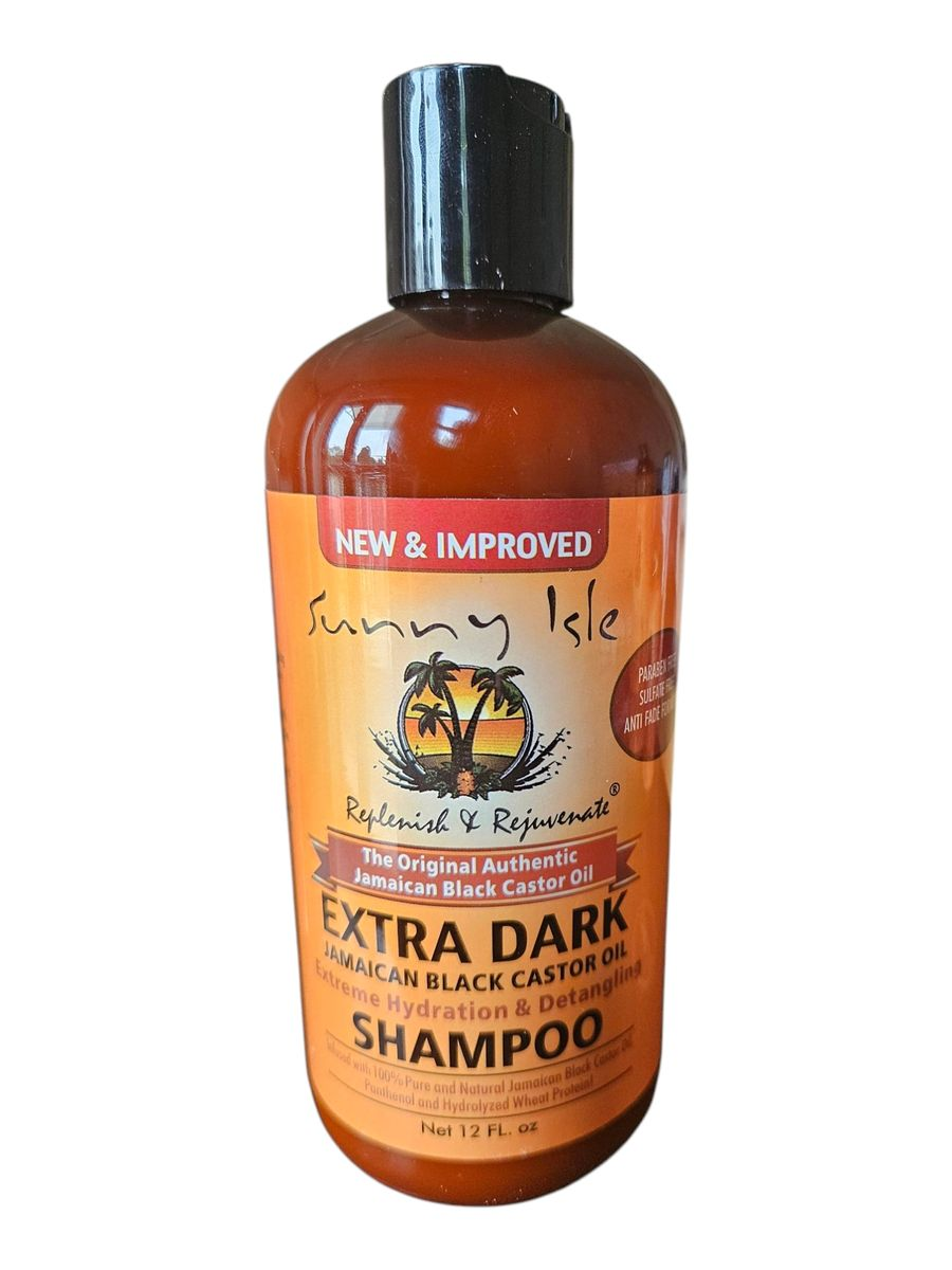 Black Castor Oil Extra Dark Intense Repair Conditioning Shampoo Set, 3 Count
