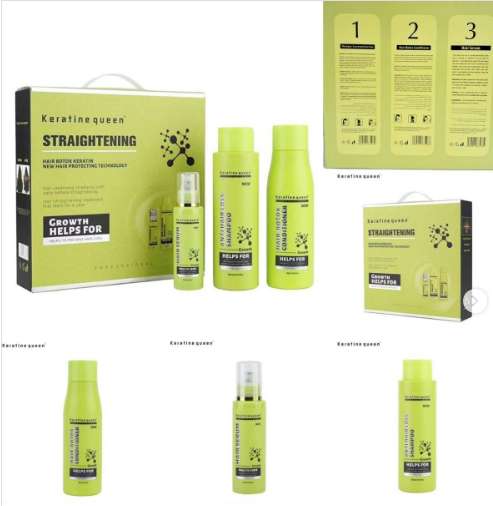 Natural Shampoo & Conditioner Set, Nourishing Keratin, 3 Pack