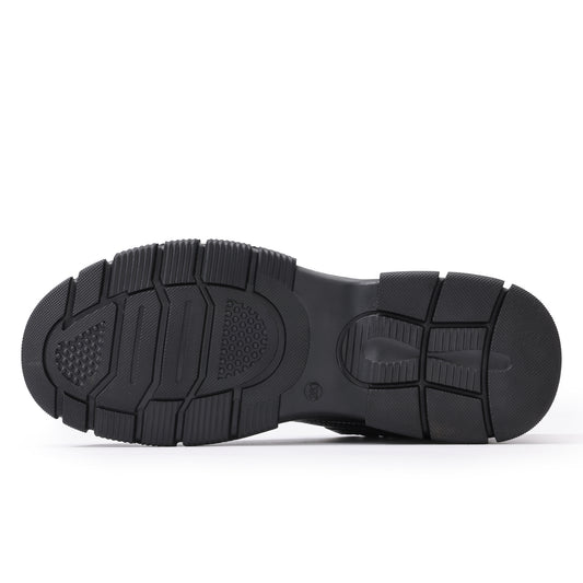 GUYISA safety shoes work shoes men's steel toe boots waterproof high black