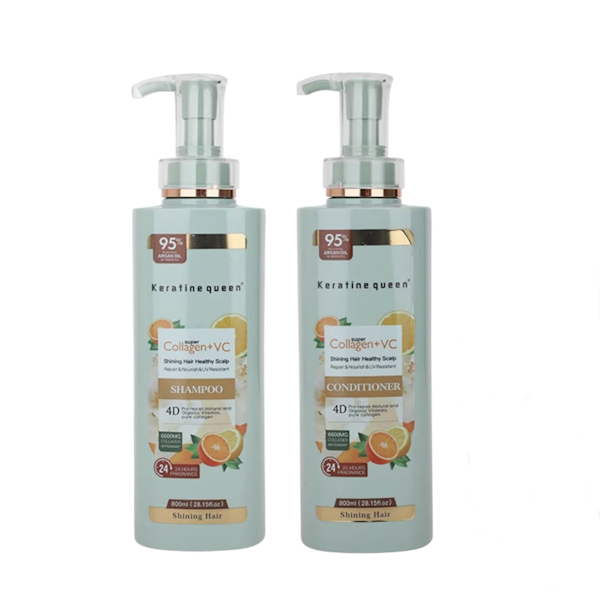Collagen + VC Shampoo Set, 3 bottles