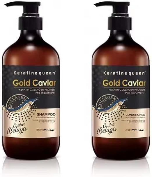 Golden Caviar Shining Nourishing Keratin Collagen Conditioner Set, 4 Bottles