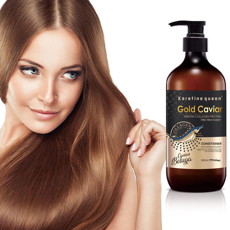 Golden Caviar Shining Nourishing Keratin Collagen Conditioner Set, 4 Bottles