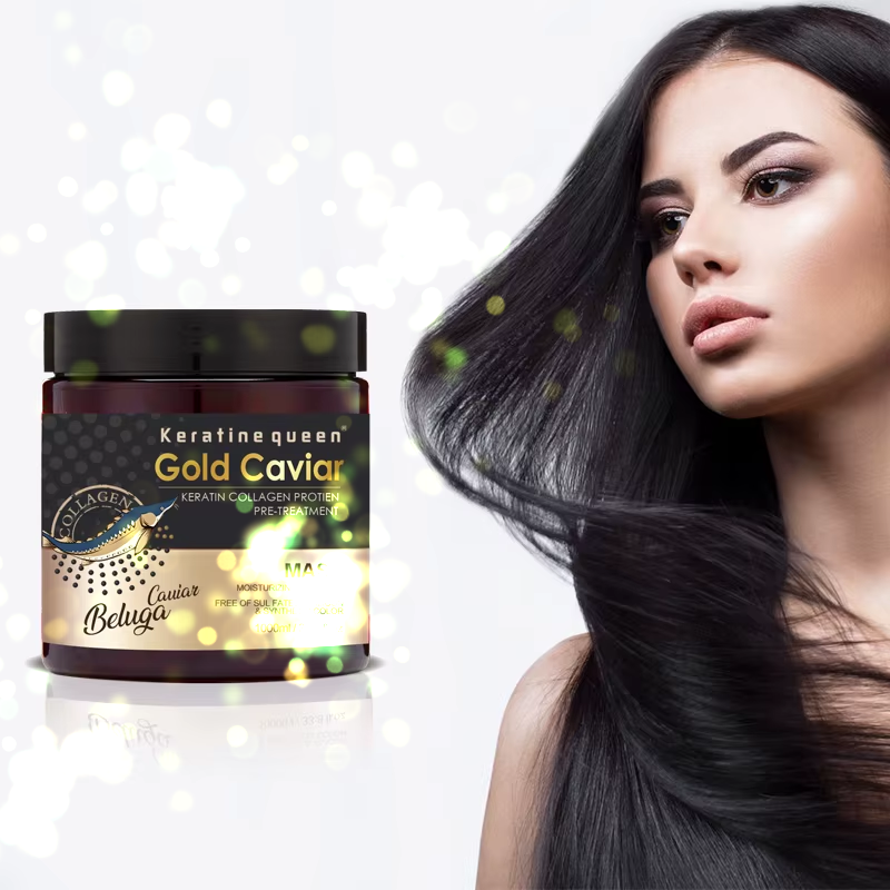 Anti-Aging Gold Caviar Nourishing Hair Mask - 800ml