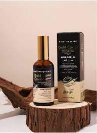 Gold Caviar Hair Serum with Nourishing Keratin and Organic Ingredients, 100ml