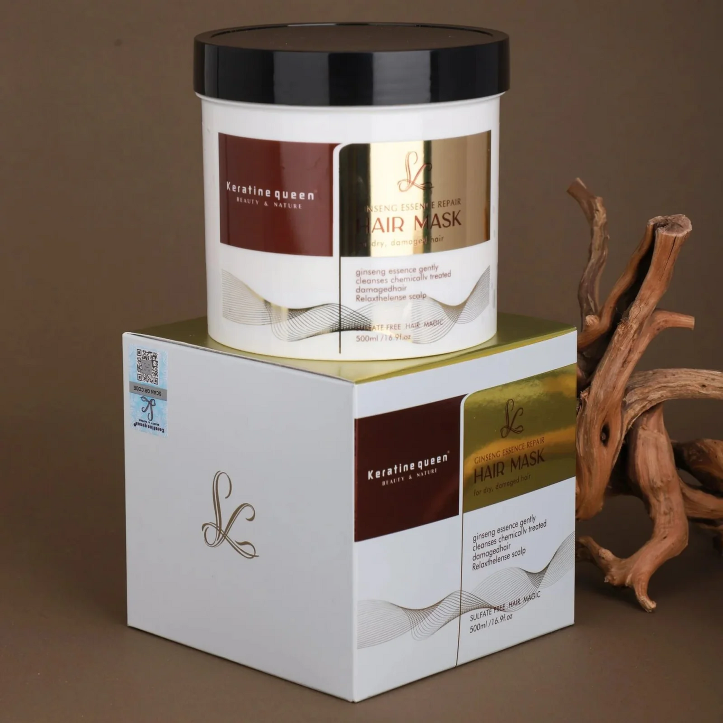 Ginseng Essence Moisturizing Hair Mask 500ml