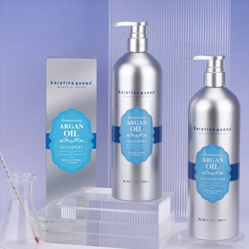 Keratin Moisturizing Argan Oil Shampoo and Conditioner Set