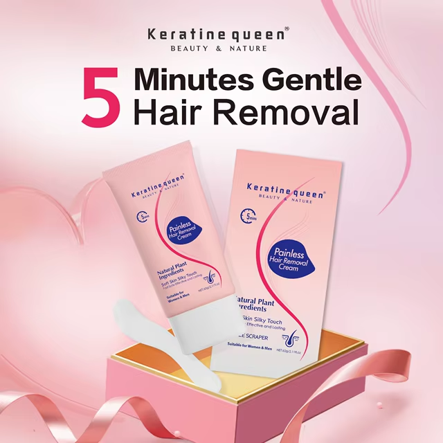 Gentle natural plant ingredients long-lasting hair removal private area painless hair removal cream