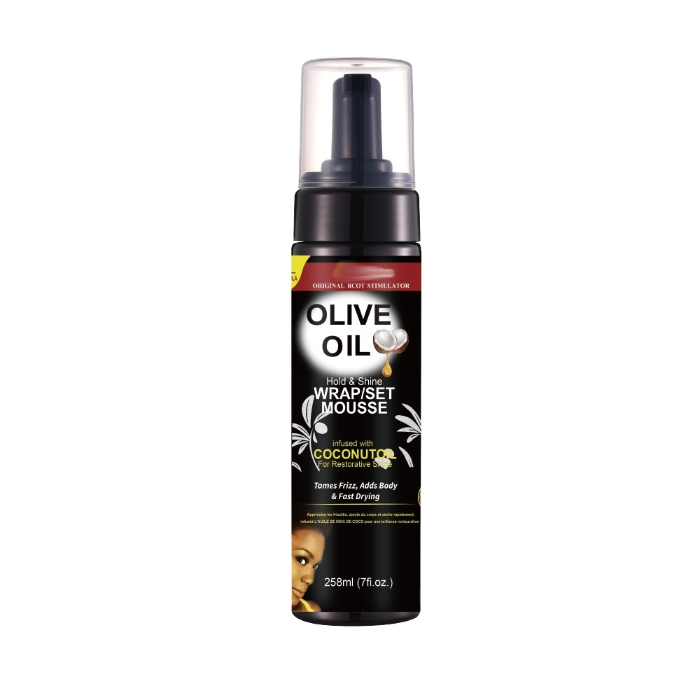 Foaming Curl Mousse for Frizz Control Styling Mousse with Coconut Oil Foaming Wax, 258g