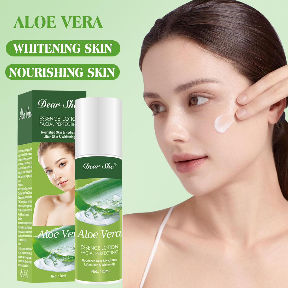 Natural Skincare Aloe Vera Nourishing Facial Essence Lotion Whitening and Hydrating 120ml