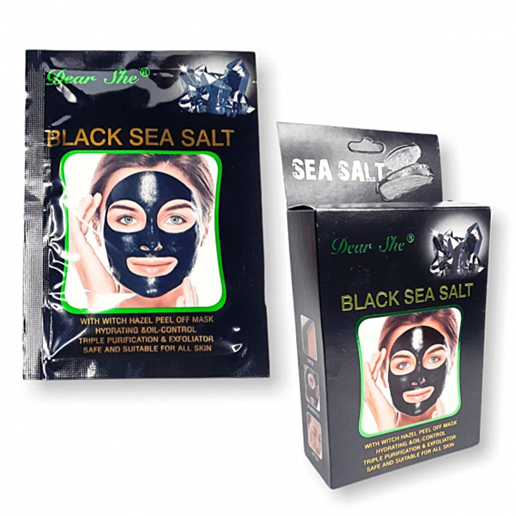 Whitening Black Sea Salt Moisturizing Mask - 10 Count