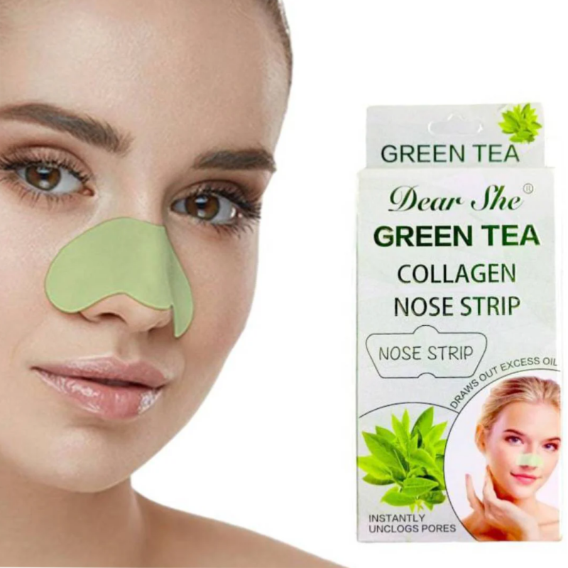 Green Tea Collagen Nose Strips, 1 box - 10 pieces