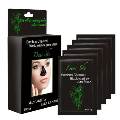 Bamboo Blackhead Cleansing and Moisturizing Nose Mask, 1 box x 10 pieces