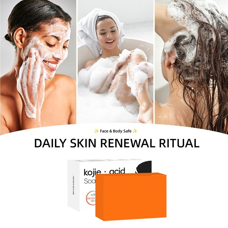 Handmade Herbal Face and Body Soap with Kojic Acid