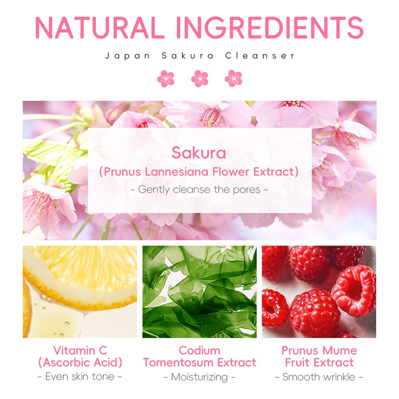 DR.ROSEVA - Acne-fighting Deep Cleansing Sakura Foaming Cleanser, 100g