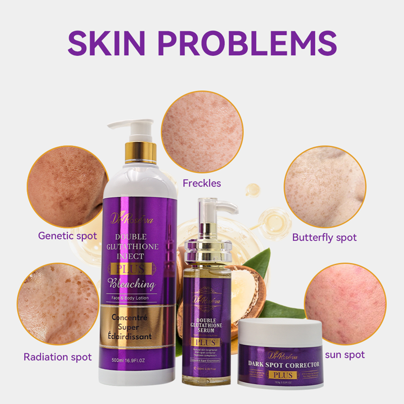 DR.ROSEVA 3-Piece Anti-Aging Skincare Set Double Moisturizing Vegan Collagen