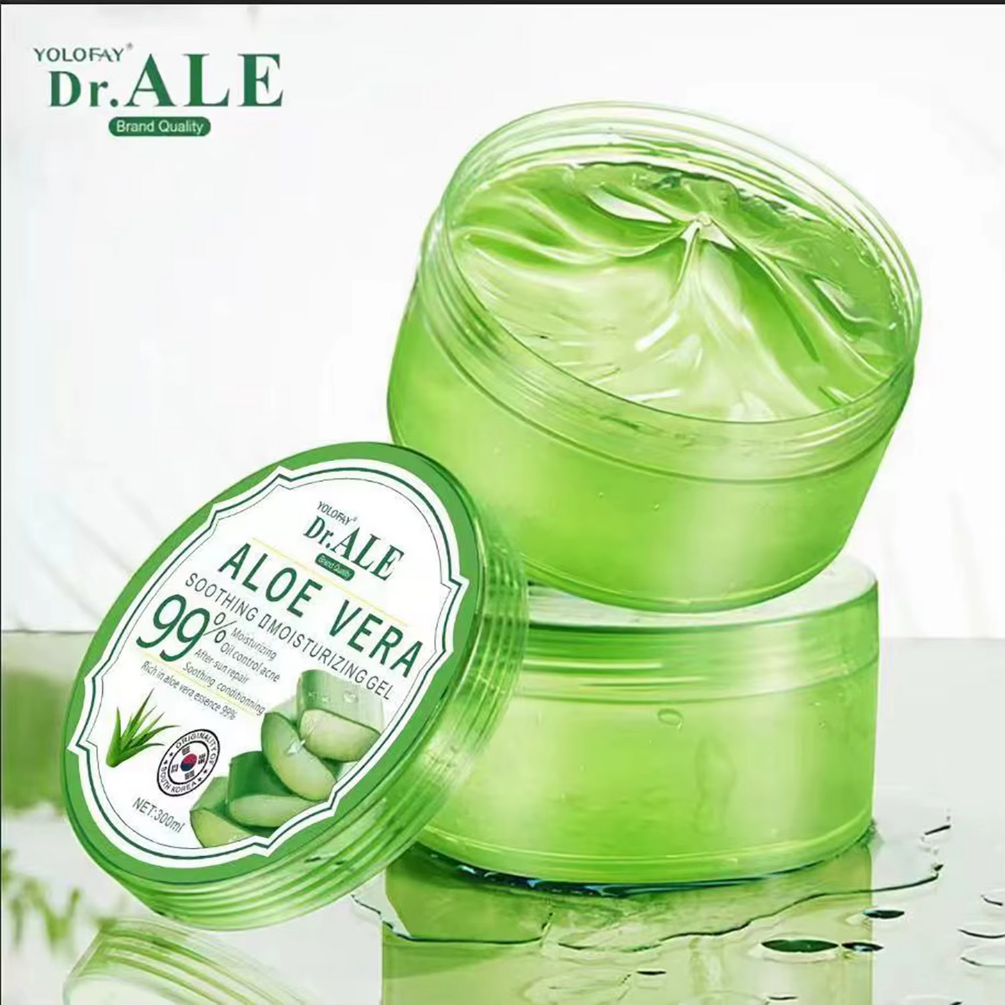 Facial Treatment Aloe Vera Soothing, Moisturizing Smoothing Gel 300ml