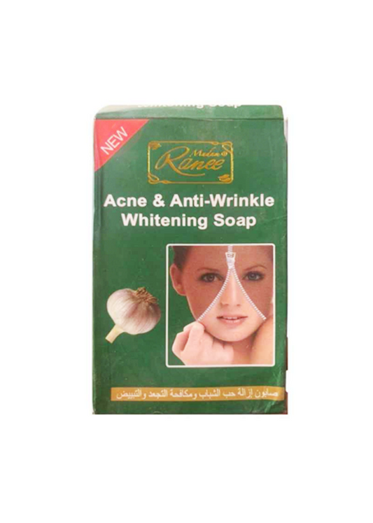 Anti-Acne and Anti-Wrinkle Whitening Soap for Radiant Skin, 100g