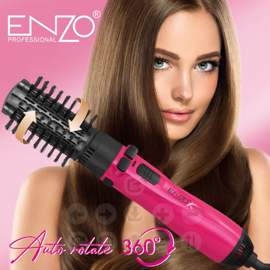 ENZO Professional Automatic Rotating Hair Dryer with Hot Air Brush, Model EN-746B