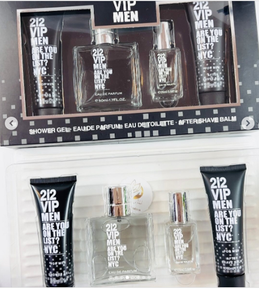 212 VIP MEN is a fragrance set that men find irresistible.